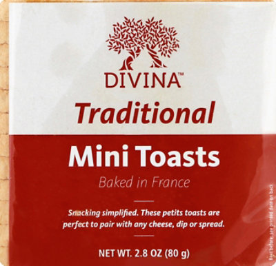 Divina Mini Toast - 2.82 Oz - Image 2