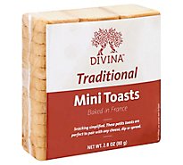 Divina Mini Toast - 2.82 Oz
