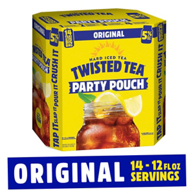 Twisted Tea Original Hard Iced Tea Party Pouch - 5 Liter - Image 1