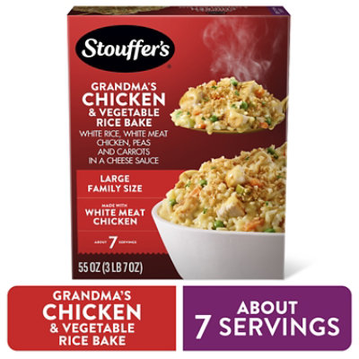 Stouffers Chicken & Rice - 55 Oz - Image 1