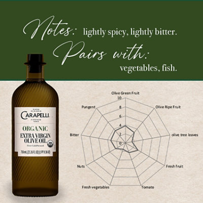 Carapelli Olive Oil Organic Extra Virgin - 17 Fl. Oz. - Image 3