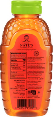 Nature Nates Organic Honey Raw & Unfiltered - 16 Oz - Image 6