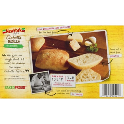 New York Ciabatta With Cheese - 10 Oz - Image 3