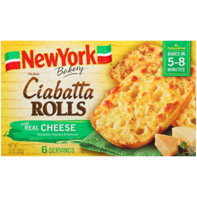 New York Ciabatta With Cheese - 10 Oz - Image 1
