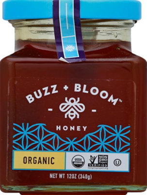 Buzz + Bloom Honey Organic - 12 Oz - Image 2