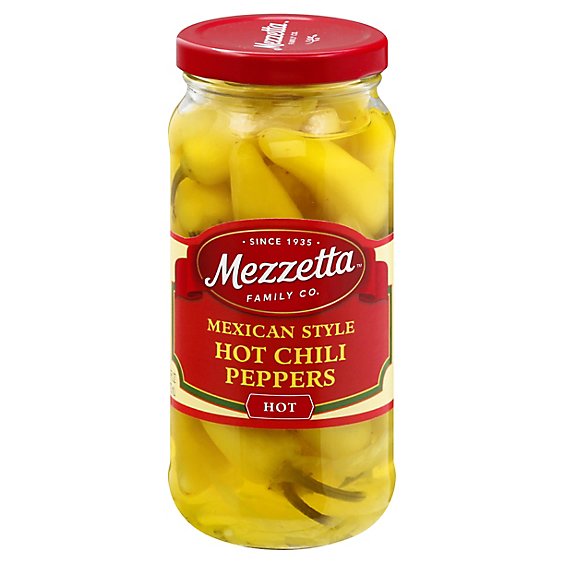 Mezzetta Mexican Style Hot Chili Peppers With Carrots And Onions - 16 Oz