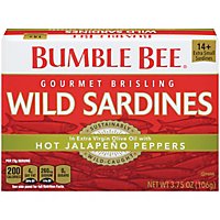 Bumble Bee Sardines Wild Gourmet Brisling in Extra Virgin Olive Oil with Jalapeno - 3.75 Oz - Image 3