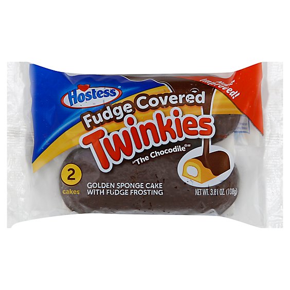Hostess Fudge Covered Twinkies Single Serve 3ct - 3.81 Oz