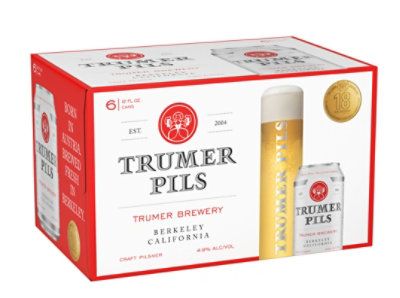 Trumer Pils In Cans - 6-12 Fl. Oz. - Image 1