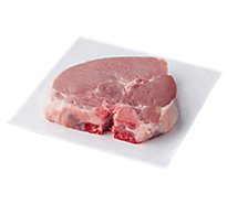 Niman Ranch Pork Loin Chop Bone In Service Case - 1.50 LB