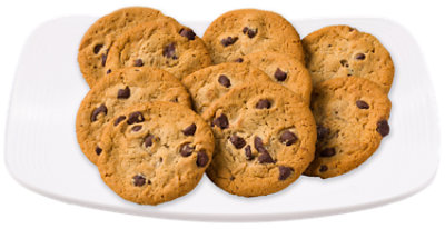 Crispy Chocolate Chip Cookies 10 Count - Each - Image 1