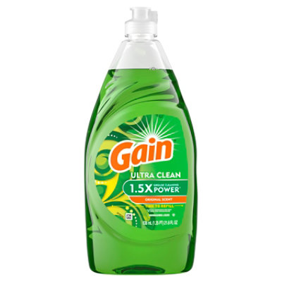 Gain Ultra Original Scent Dishwashing Liquid Dish Soap - 21.6 Fl. Oz. - Image 5