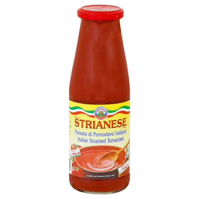 Strianese Italian Tomato Strained Regular - 72 Oz