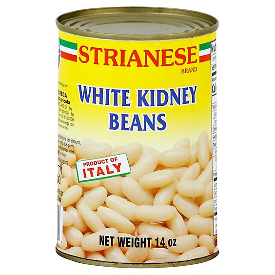 Strianese Beans Cannellini White Kidney - 14 Oz