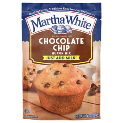 Martha White Muffin Mix Chocolate Chip - 7.4 Oz - Image 1