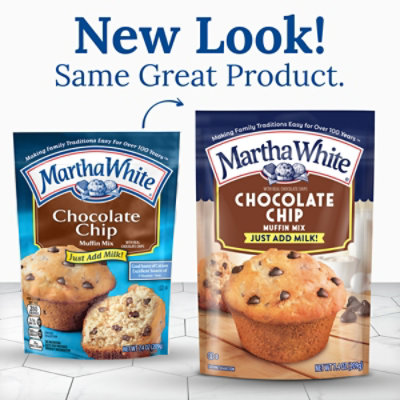 Martha White Muffin Mix Chocolate Chip - 7.4 Oz - Image 2