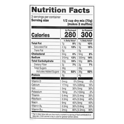 Martha White Muffin Mix Chocolate Chip - 7.4 Oz - Image 3