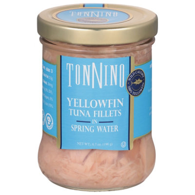 Tonnino Tuna Fillets in Spring Water FAD Free - 6.7 Oz - Image 3