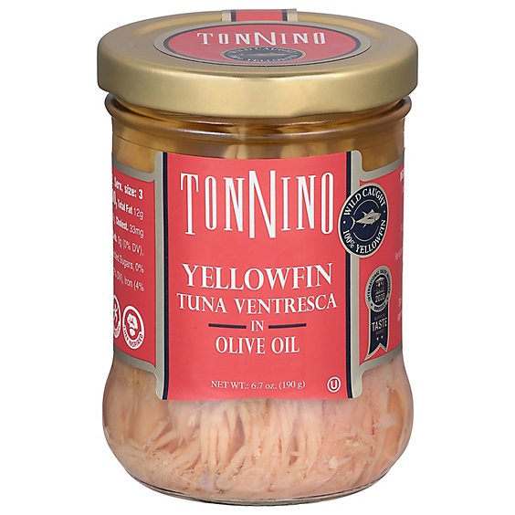 Tonnino Tuna Fillets Ventresca in Olive Oil - 6.7 Oz