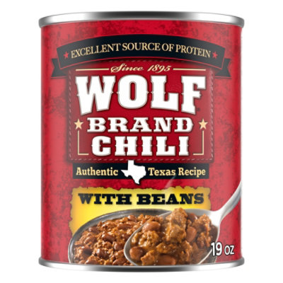 Wolf Brand Chili With Beans - 19 Oz