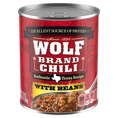 Wolf Brand Chili With Beans - 19 Oz - Image 1