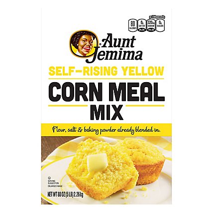 Aunt Jemima Corn Meal Mix Yellow Self-Rising - 5 lb - Image 3