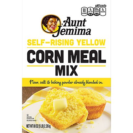 Aunt Jemima Corn Meal Mix Yellow Self-Rising - 5 lb - Image 2