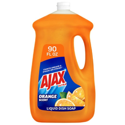 Ajax Dish Liquid Super Degreaser Ultra Orange Bottle - 90 Oz - Image 1