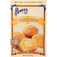 Pioneer Corn Muffin Mix Sweet Yellow - 6 Oz - Image 1