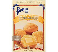 Pioneer Corn Muffin Mix Sweet Yellow - 6 Oz