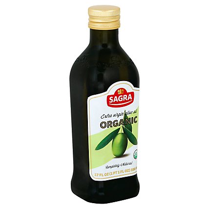 Sagra Olive Oil Organic Extra Virgin - 500 Ml - Image 1