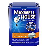 Maxwell House The Original Roast Ground Coffee Filter Packets Container - 10 Count - Image 3