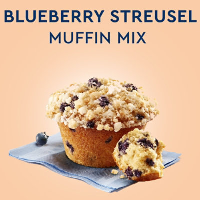 Duncan Hines Simple Mornings Blueberry Streusel Premium Muffin Mix - 20.5 Oz - Image 2