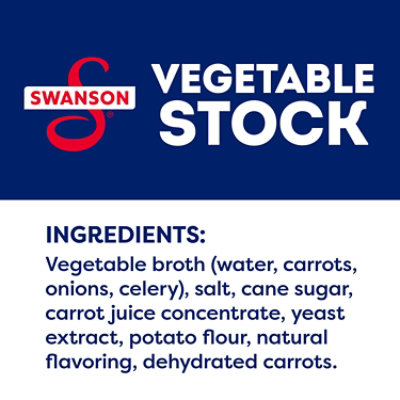 Swanson 100% Natural Vegetable Stock - 32 Oz - Image 4