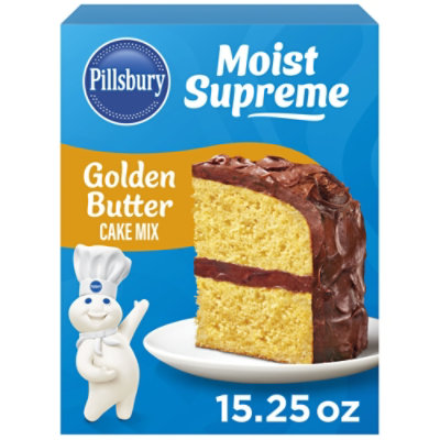 Pillsbury Moist Supreme Cake Mix Premium Golden Butter 15.25 Oz safeway