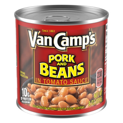 Van Camp's Pork And Beans Canned Beans - 8 Oz - Image 1