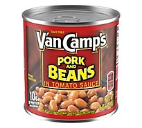 Van Camps Pork & Beans In Tomato Sauce 98% Fat Free - 8 Oz
