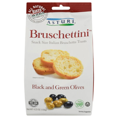 Asturi Green & Black Olive Bruschettini - 4.23 Oz - Image 2