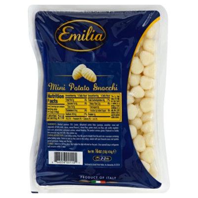 Emilia Potato Gnocchi Mini Gnocchetti - 1 Lb