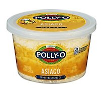 Polly O Asiago Shredded Cheese Cup - 5 Oz