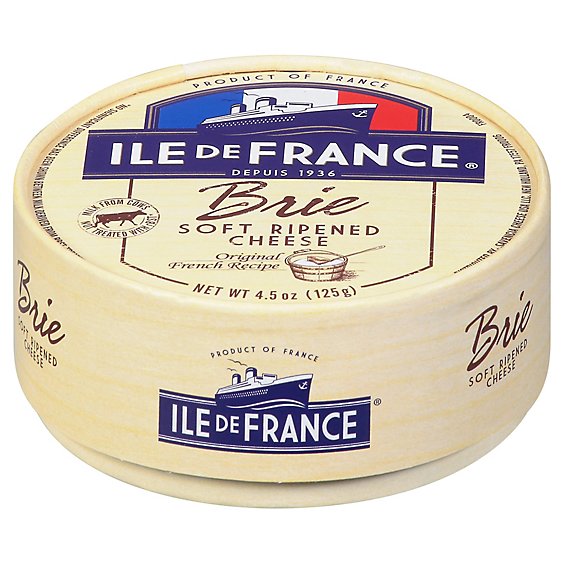 ILE DE FRANCE Cheese Soft Ripened Brie - 4.5 Oz