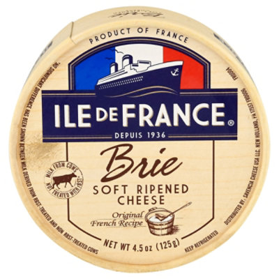 ILE DE FRANCE Cheese Soft Ripened Brie - 4.5 Oz