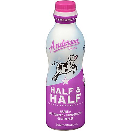 Anderson Dairy Half & Half - 1 Quart - Image 1