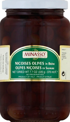 Minasso Olives Ripe Nicoises Jar - 7 Oz - Image 2