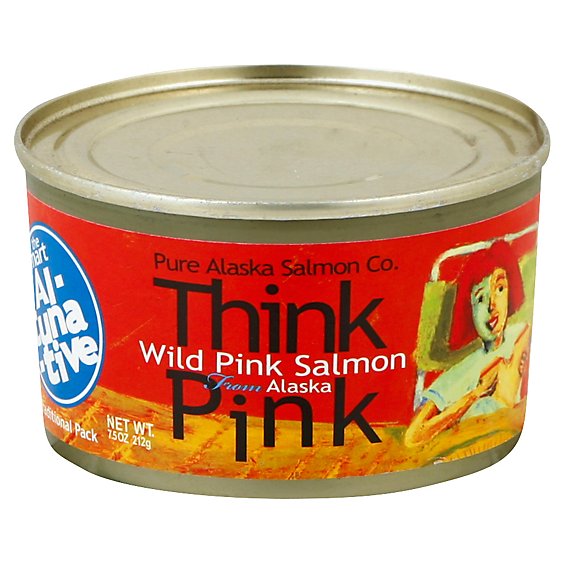Pure Alaska Salmon Co. Think Salmon Pink Wild - 7.5 Oz