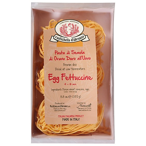 Rustichella D Abruzzo Pasta Fettuccine Bag - 8.8 Oz