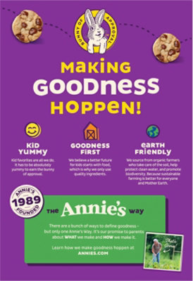 Annies Homegrown Cookie Bites Organic Chocolate Chip - 6.5 Oz - Image 5