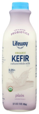 Lifeway Whole Milk Kefir Plain - 32 Fl Oz - Albertsons