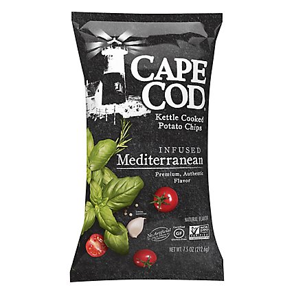 Cape Cod Potato Chips Kettle Cooked Infused Mediterranean - 7.5 Oz - Image 3