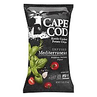 Cape Cod Potato Chips Kettle Cooked Infused Mediterranean - 7.5 Oz - Image 1